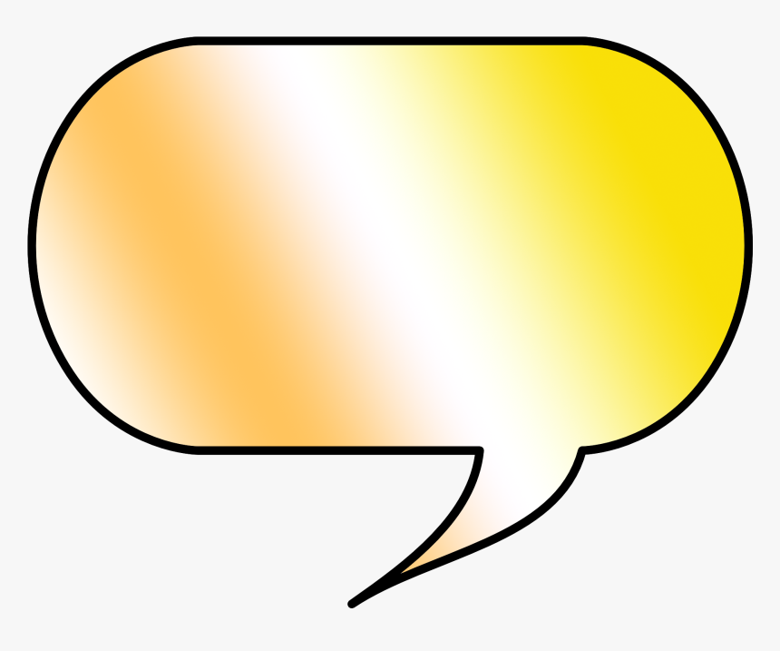 Speech Balloon Png Free Pic - Crescent, Transparent Png