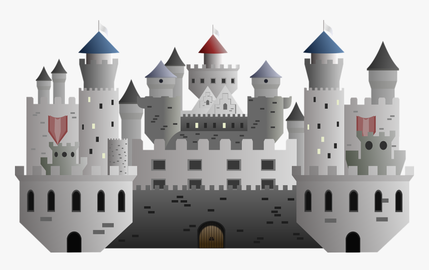 Castle Drawing Cartoon Free Picture - Cartoon, HD Png Download