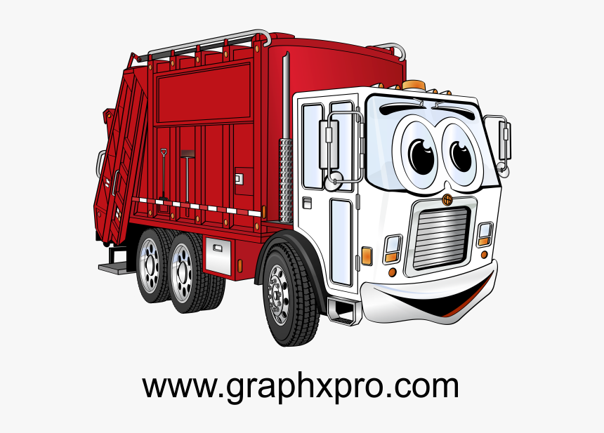Garbage Truck Clip Art Free, HD Png Download