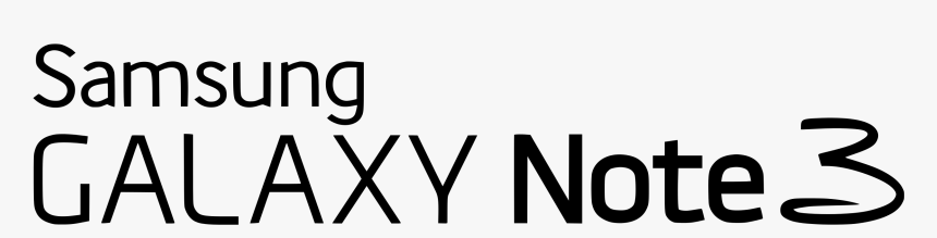 Galaxy Note 3 Logosvg Wikimedia Commons - Samsung Galaxy, HD Png Download