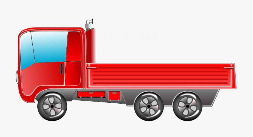 Free Truck Download Clip - 10 Wheeler Truck Clipart, HD Png Download