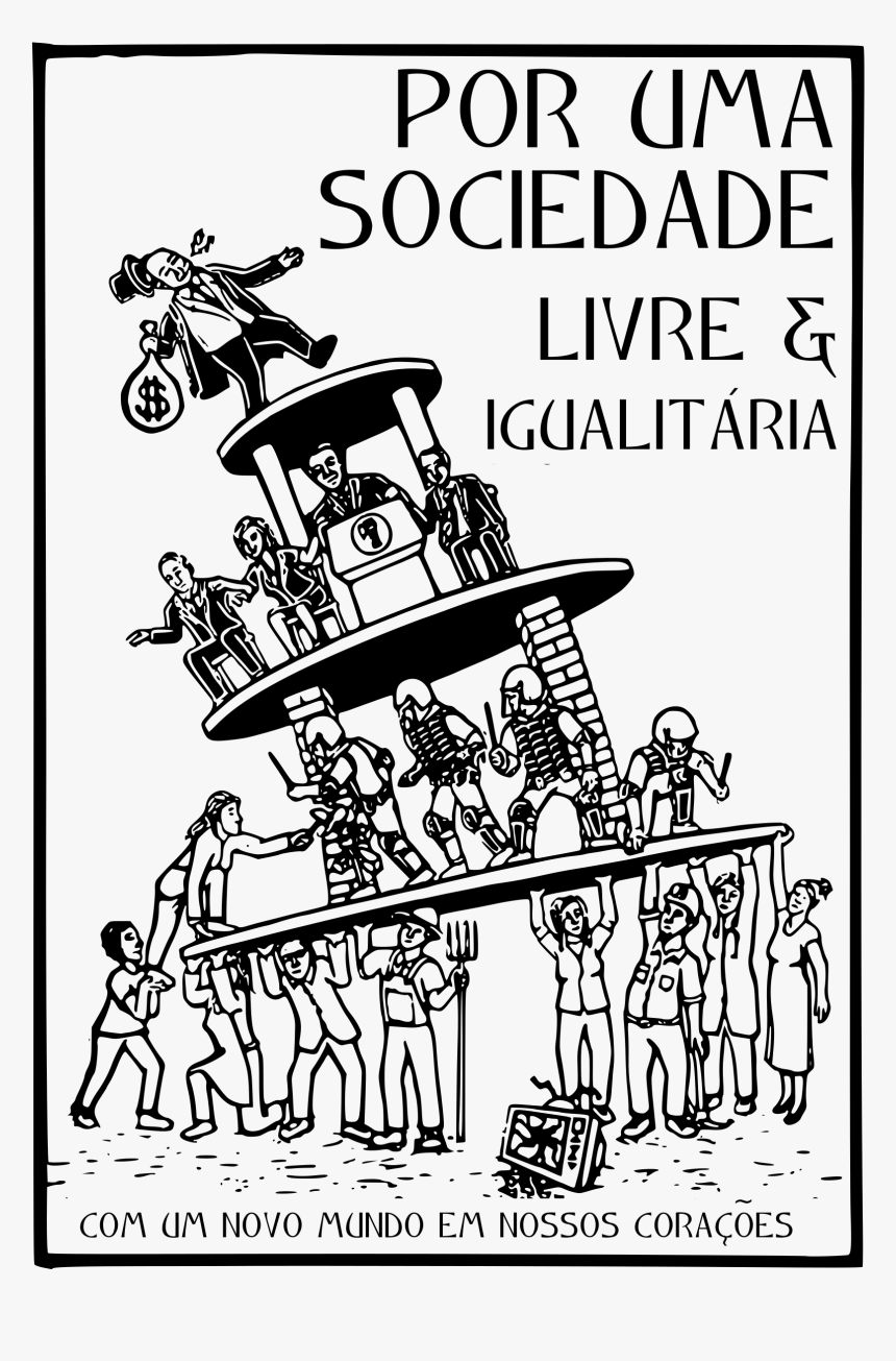 Por Uma Sociedade Livre E Igualitaria Clip Arts - Toward A Free And Equal Society, HD Png Download