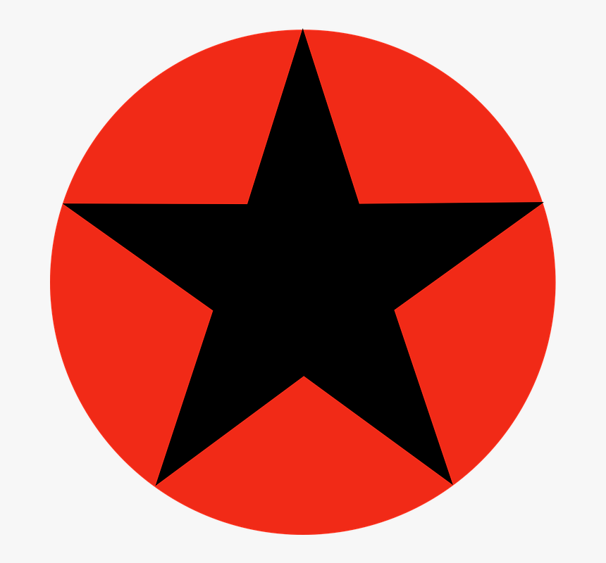 Star, Button, Sign, Icon, Symbol, Stamp, Galaxy - Guinea Bissau Roundel, HD Png Download