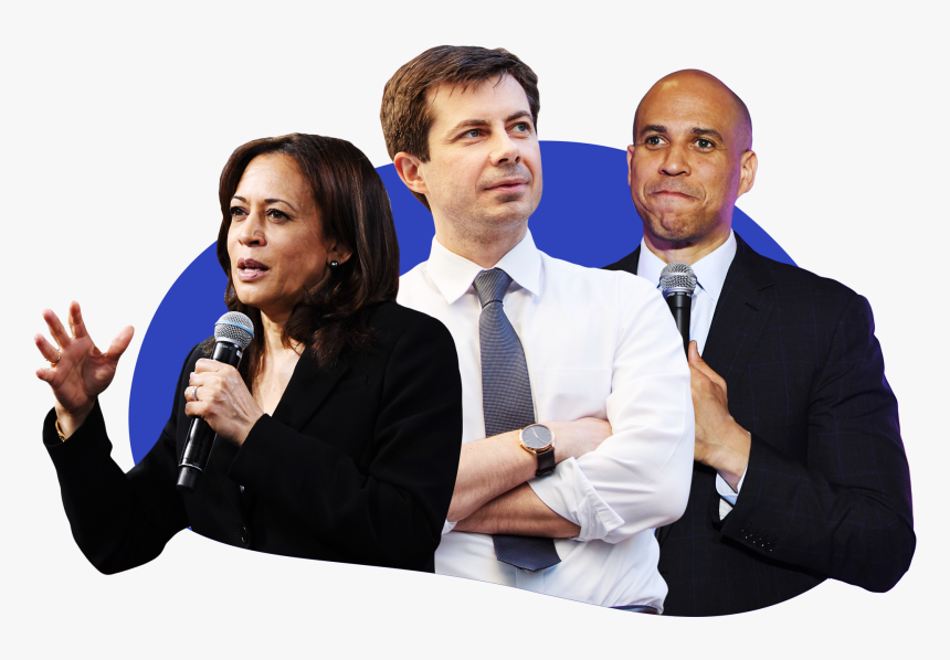 Kamala Harris Pete Buttigieg Cory Booker - Businessperson, HD Png Download