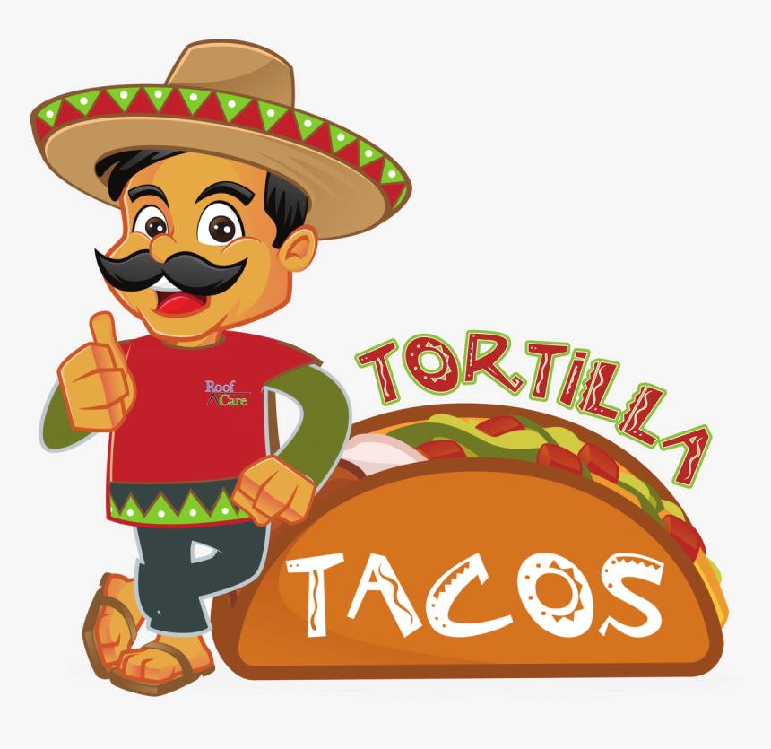Transparent Cartoon Taco Png - Mexican Guy Clip Art, Png Download