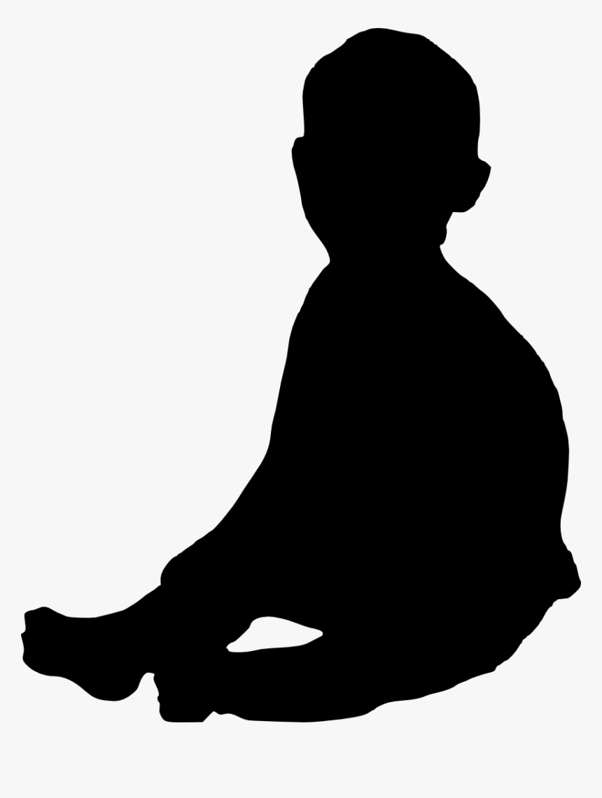 6 Baby Silhouette - Baby Silhouette Transparent, HD Png Download