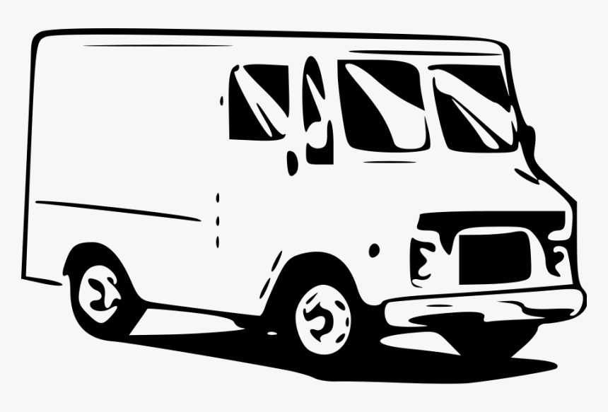 Small Truck Clipart, Vector Clip Art Online, Royalty - Transparent Food Truck Clip Art, HD Png Download