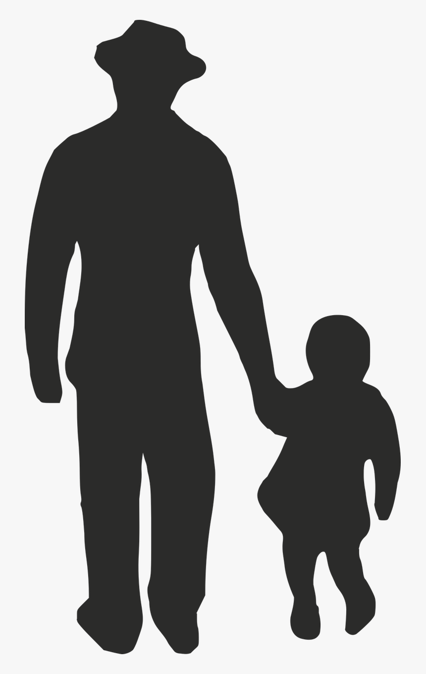 Siluet Bapak Dan Anak, HD Png Download