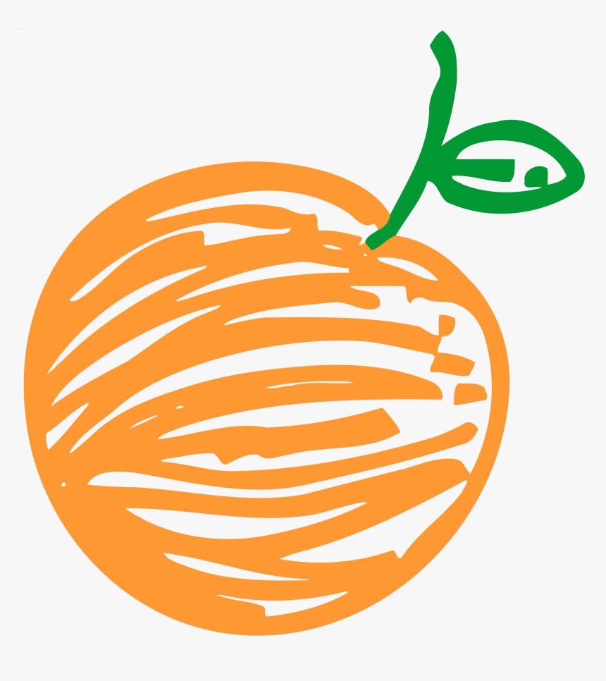 Line Art,plant,commodity - Sketsa Orange, HD Png Download