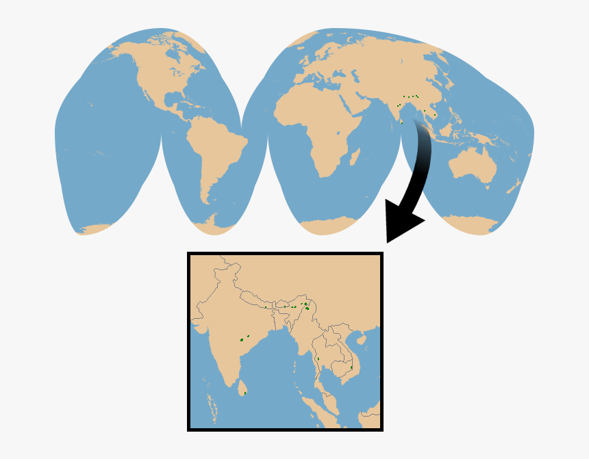 Map Of Water Buffalo, HD Png Download