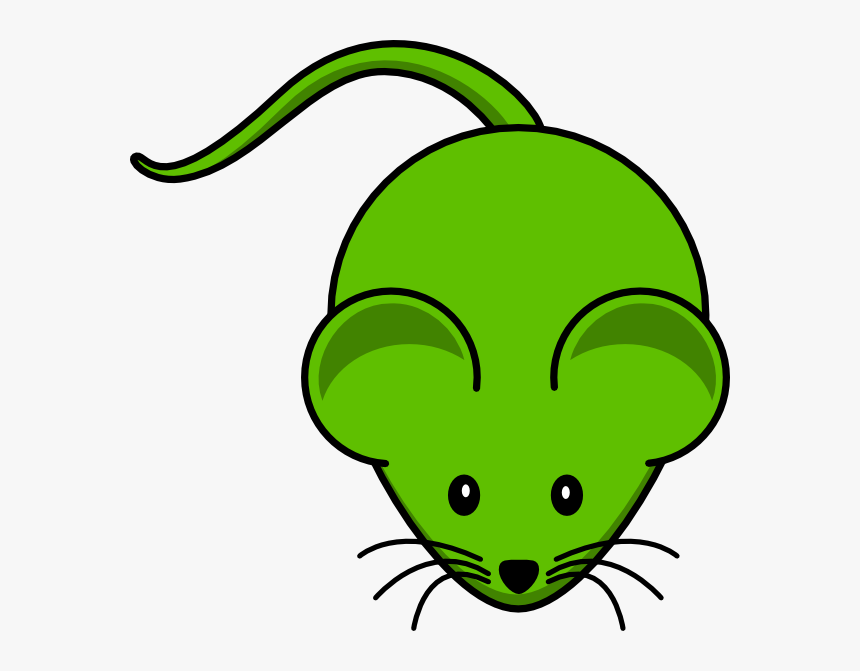 Green Rat Svg Clip Arts - Mouse Clip Art, HD Png Download