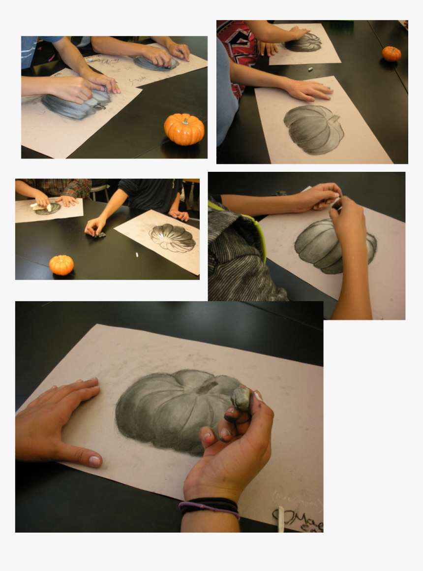 Transparent Pumpkin Drawing Png - Pumpkin Drawing For Middle School, Png Download