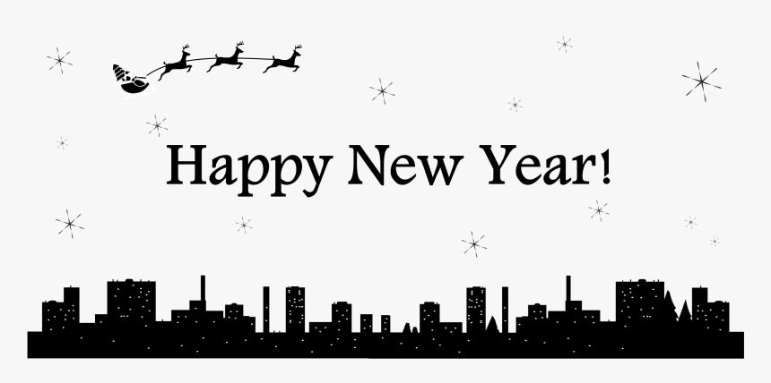 Transparent Postcard Template Png - New Year, Png Download