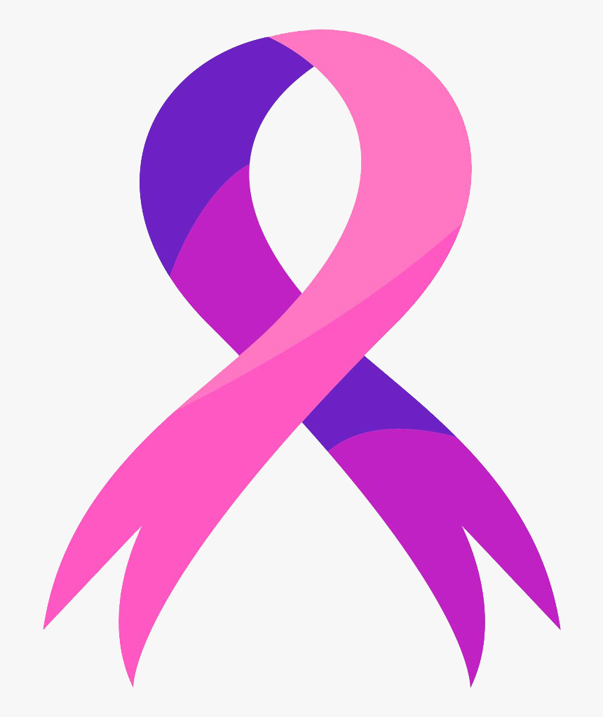 Breast Cancer Ribbon Png Picture - Pink Ribbon Cervical Cancer, Transparent Png