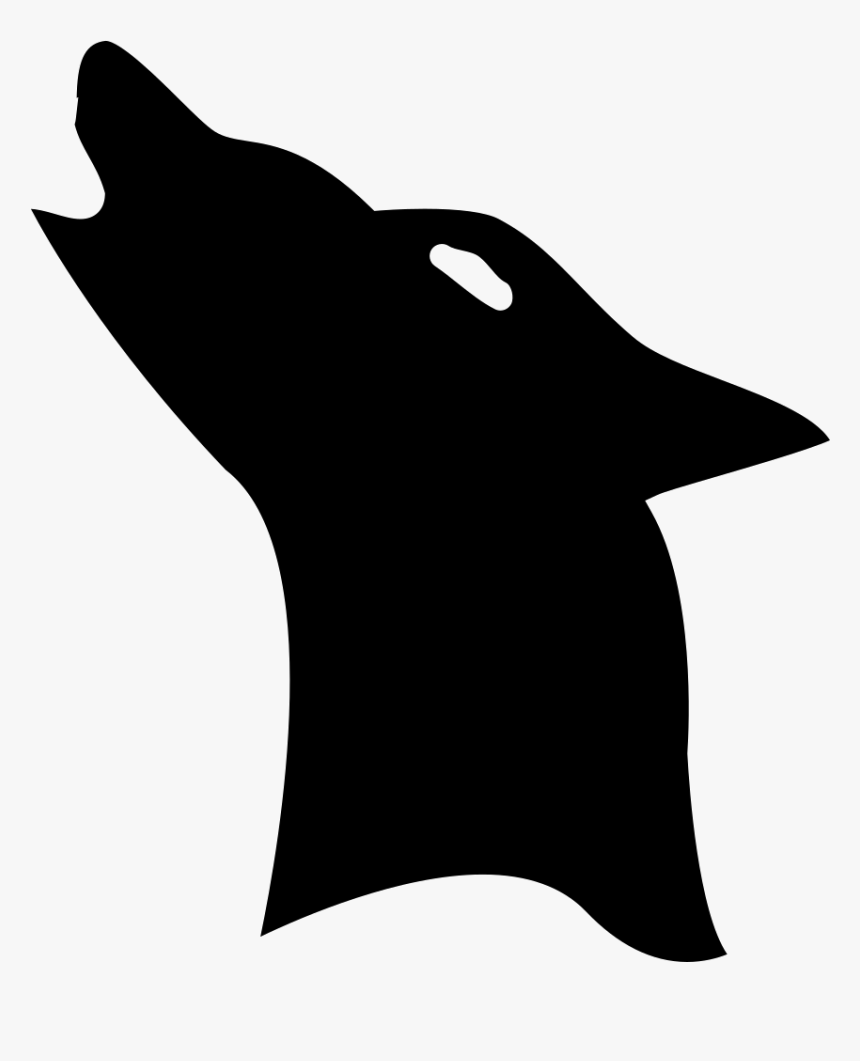 Wolf Howling Png - Icono Lobo Png, Transparent Png