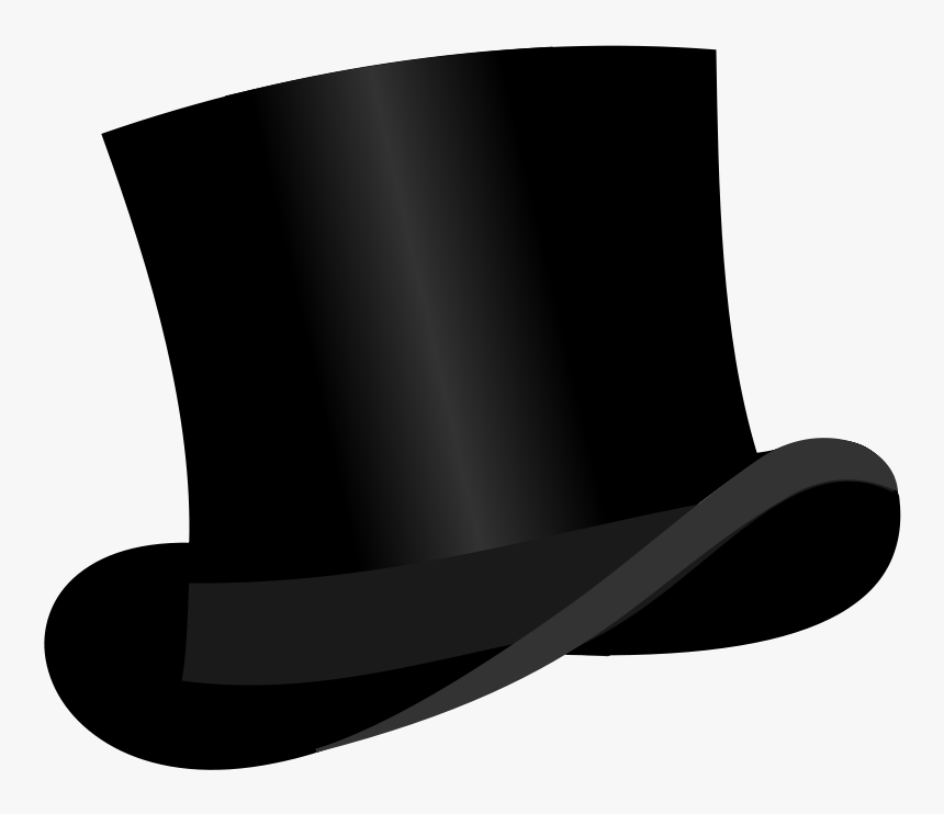 Black Top Hat Transparent, HD Png Download