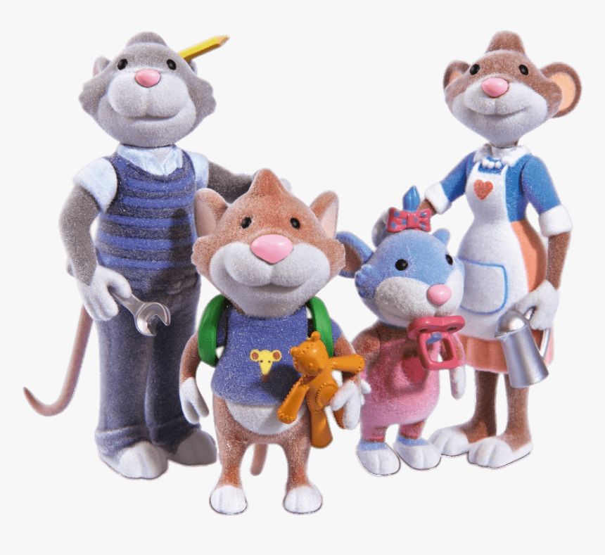 Tip The Mouse Family - Topo Tip Famiglia, HD Png Download