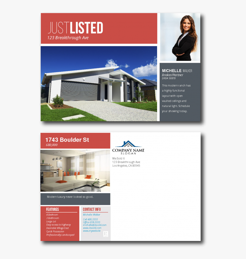Just Listed Flyers Real Estate, HD Png Download