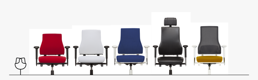 Transparent Sitting Back Png - Office Chair, Png Download
