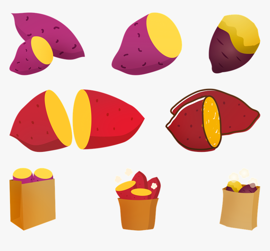 Sweet Potato, Yams, Food, Healthy, Potatoe, Taste - Batata Doce Desenho Png, Transparent Png