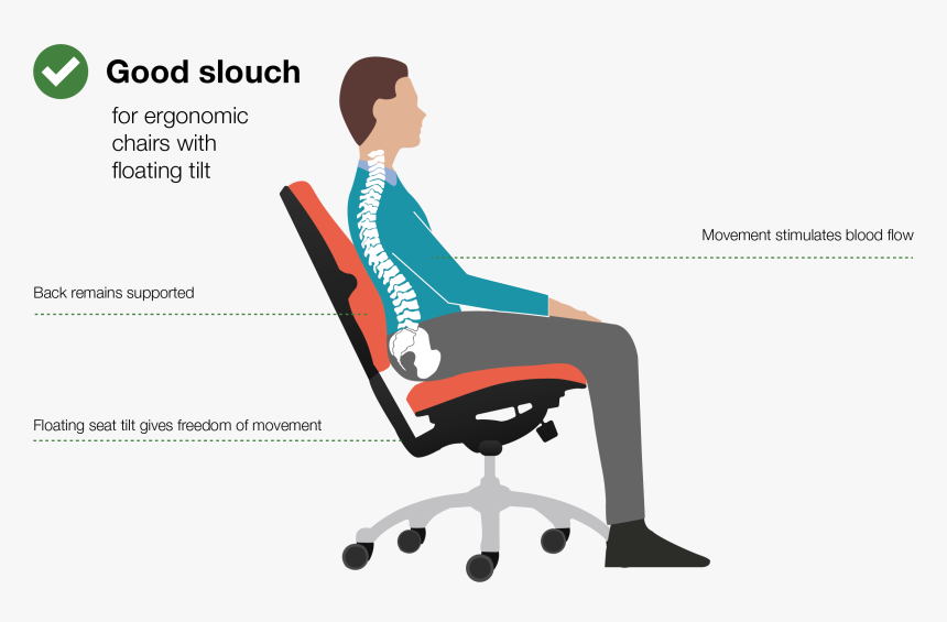 Good Sitting Posture, HD Png Download