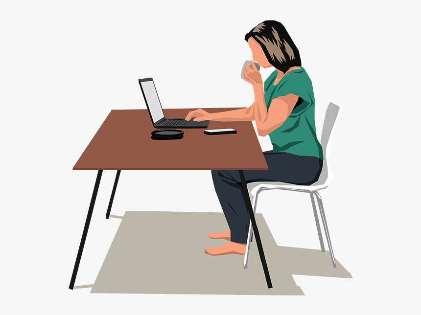 Is Sitting Causing Your Lower Back Pain - Table, HD Png Download