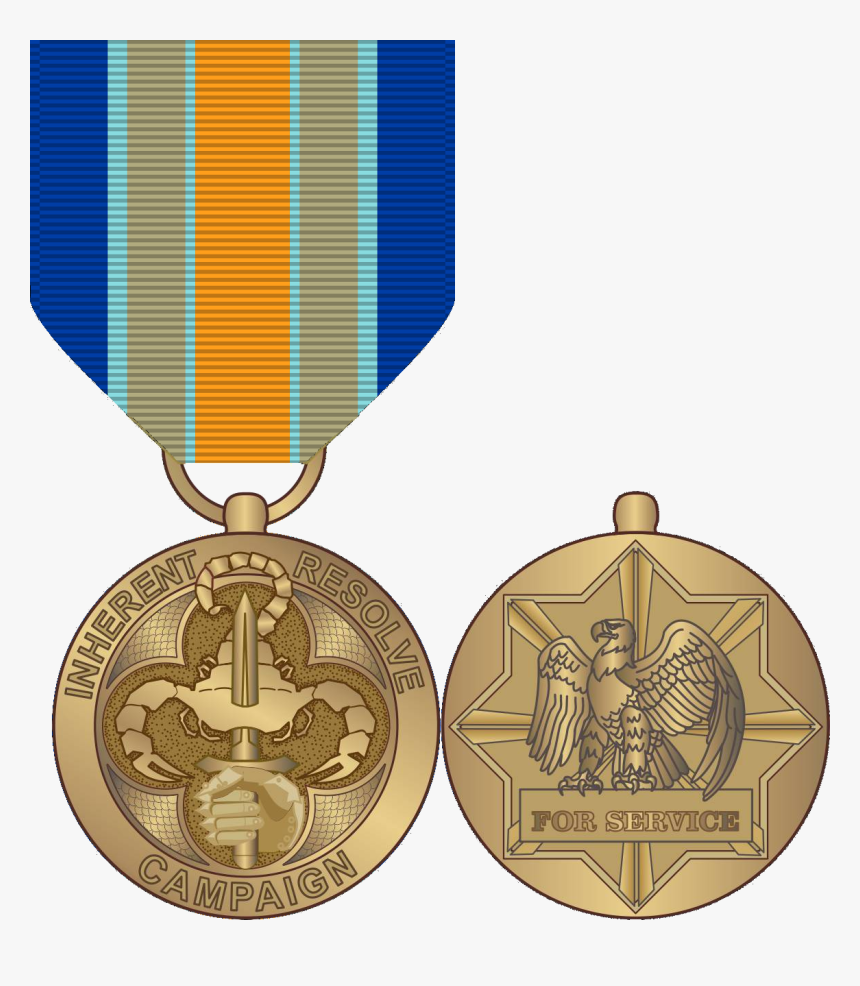 Inherent Resolve Campaign Medal - Medaglia Operazione Inherent Resolve, HD Png Download