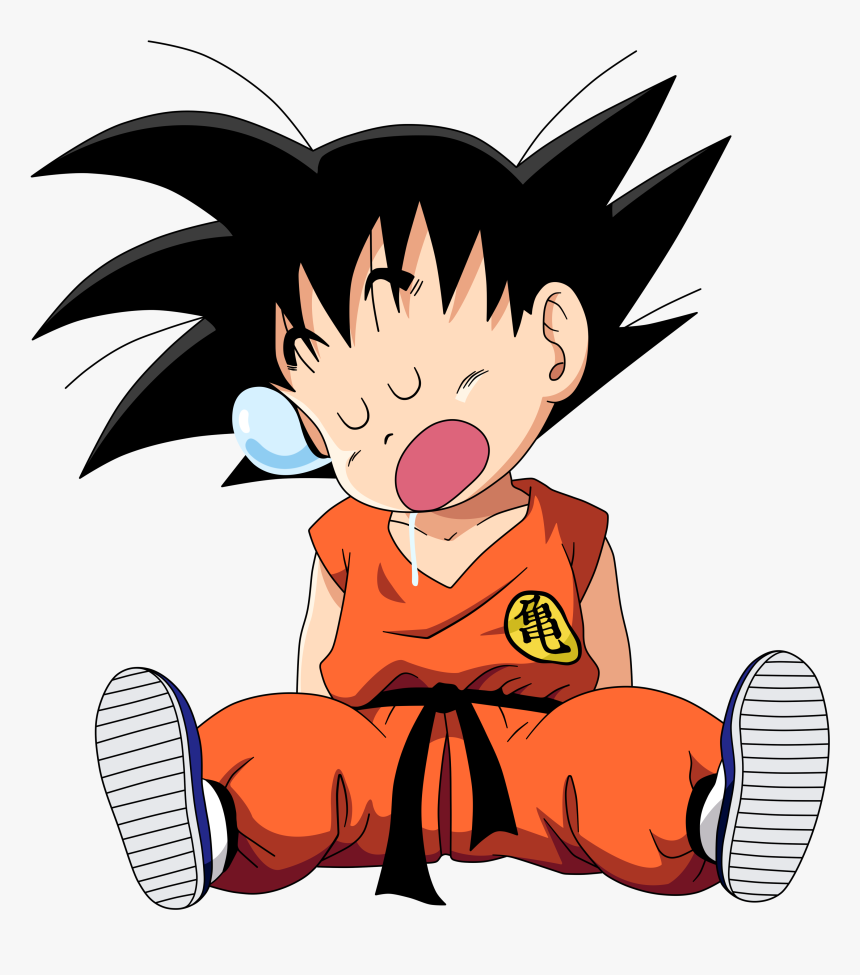 Transparent Thanksgiving Transparent Png - Kid Goku Sleeping, Png Download