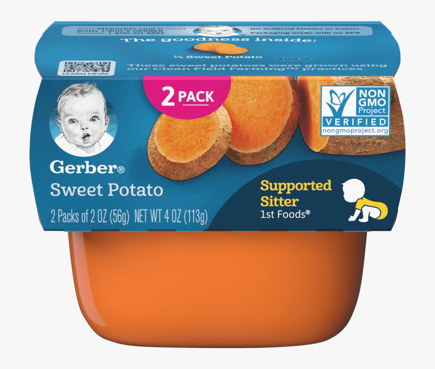 1st Foods Sweet Potato - Gerber Stage 1 Foods, HD Png Download