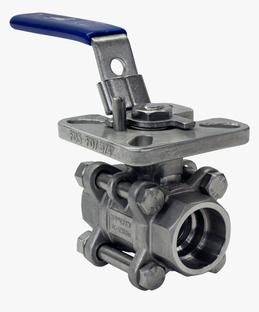 Flow , 3 Piece Stainless Steel Ball Valve - Irrigation Sprinkler, HD Png Download