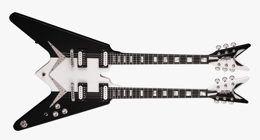 Usa Michael Schenker Standard Doubleneck - Dean Double Neck V, HD Png Download