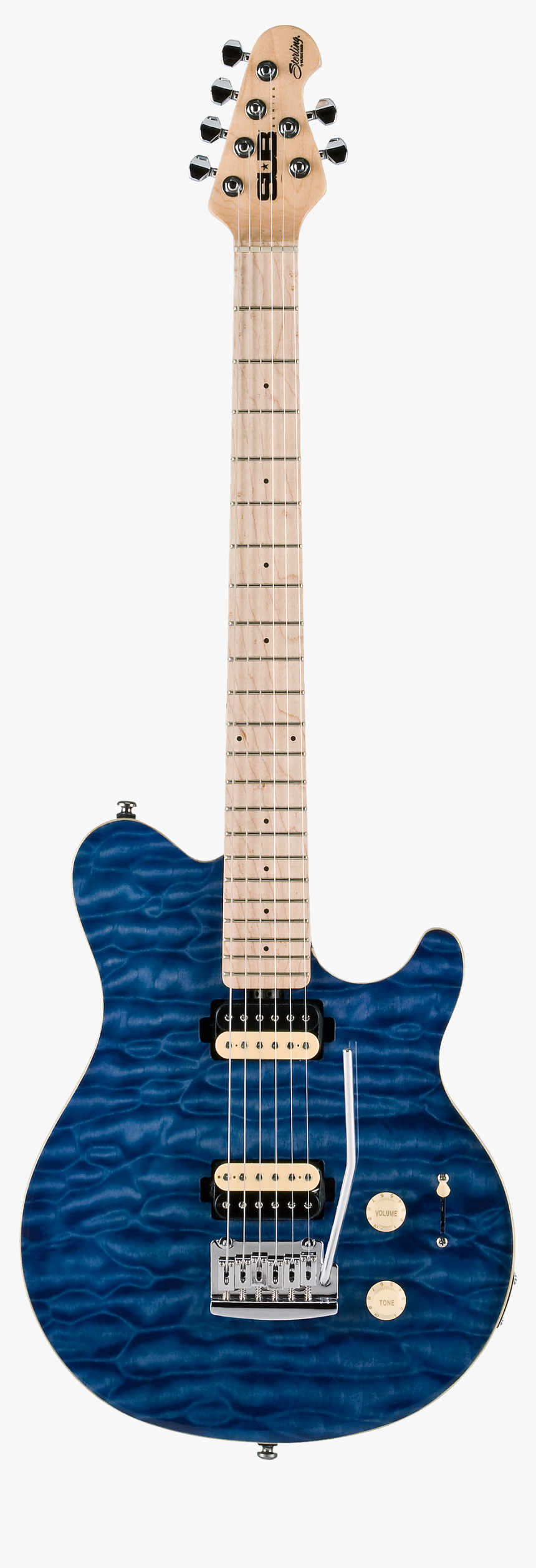 Electric Guitar Png - Musicman Sub Ax3 Burst, Transparent Png