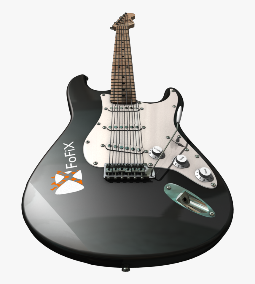 Three-dimensional Electric Guitar Bass Computer Graphics - Electric Guitar, HD Png Download