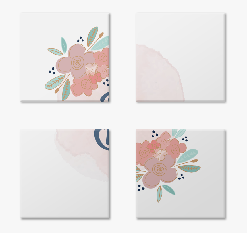 Magneto Monograma Floral B • Aquarela De Hang A Printna - Ninguem Solta A Mao De Ninguem Png, Transparent Png