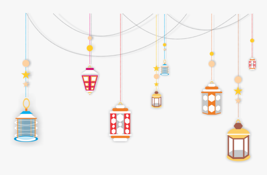 #vector #lampara #lamparas #luces - Transparent Islamic Lantern Png, Png Download