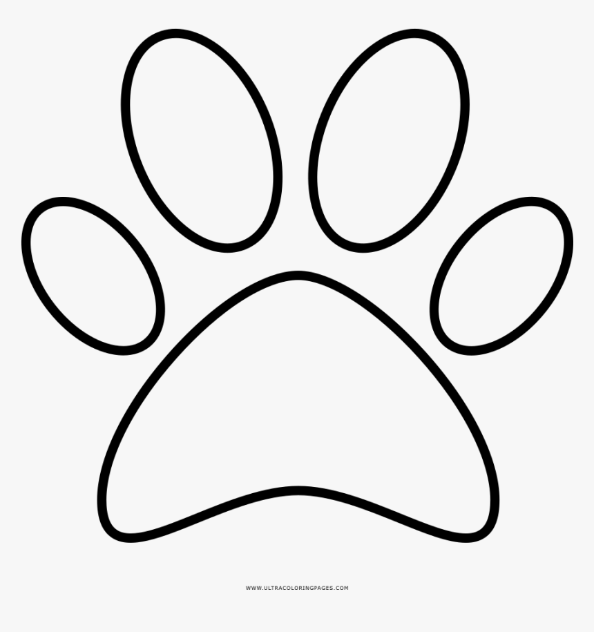 Huella Para Colorear Para Huella De Dinosaurio Para, HD Png Download