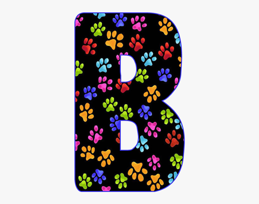 Abecedario Egro Con Huellas De Perro - Abecedario Con Huellas De Perro, HD Png Download