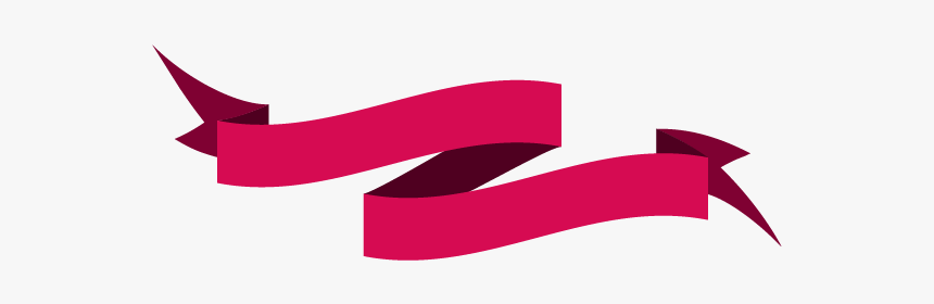 Adhesive Tape Paper Web Banner Ribbon - Pink Ribbon Vector Png, Transparent Png