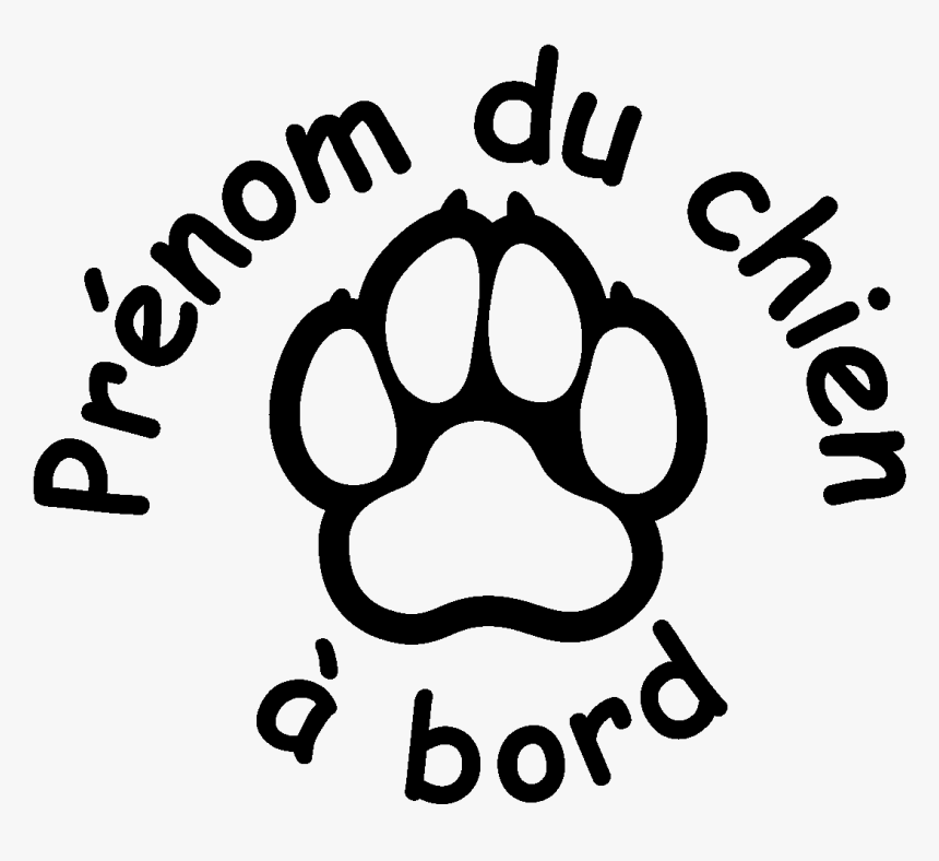 Autocollant Chien À Bord, HD Png Download