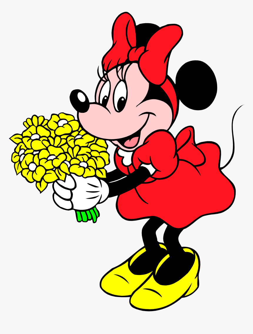 Minie Mouse 07 By Convitex - Black And White Disney Characters Png, Transparent Png