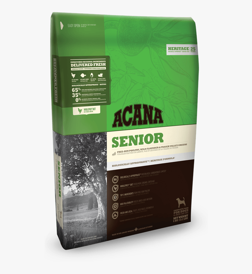 Pienso Acana Senior - Acana Senior Dog Food, HD Png Download