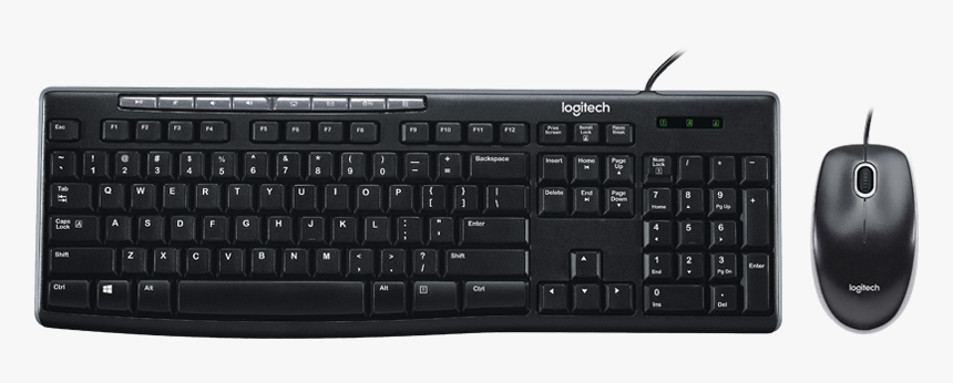Media Combo Mk200 - Lenovo Professional Wireless Keyboard And Mouse Combo, HD Png Download