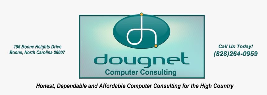 Dougnet Computer Consulting Logo - Graphic Design, HD Png Download