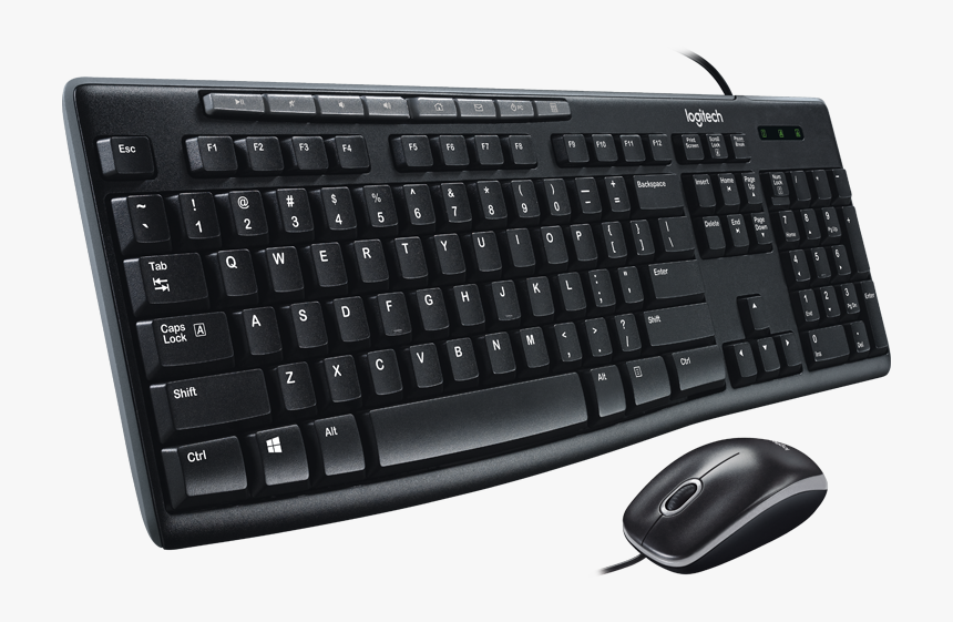 Media Combo Mk200 - Logitech Mk200 Keyboard And Mouse, HD Png Download