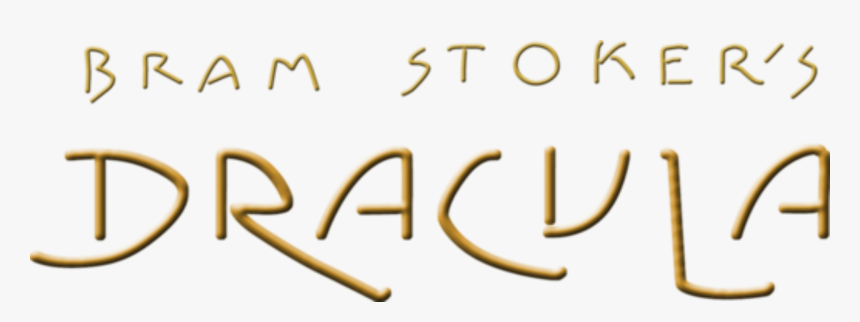 Bram Stoker S Dracula Movie Horizontal Gold Logo - Bram Stoker's Dracula Logo, HD Png Download