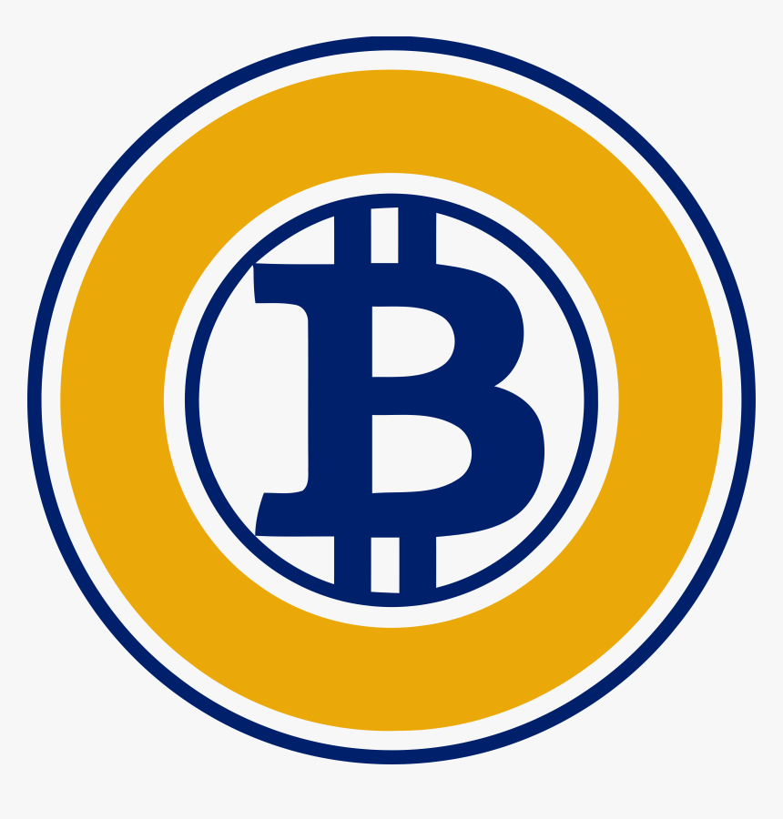 Bitcoin Gold Coin Logo, HD Png Download