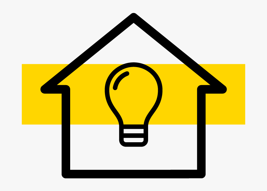 Smart Home - Smart Home Png Yellow, Transparent Png