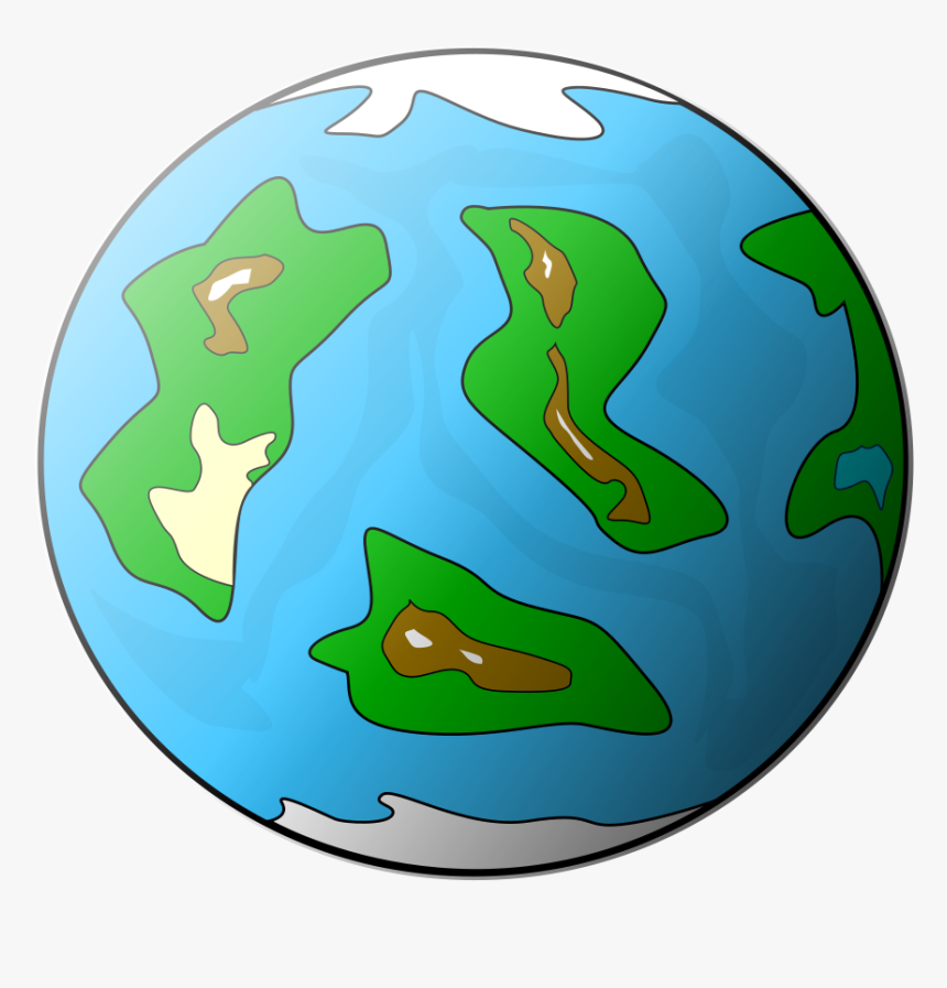 Planet Clipart Landscape - Earth Clipart, HD Png Download