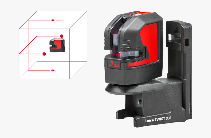 Leica Lino L2p5 Red Beam Cross Line And Point Laser - Leica Lino P5, HD Png Download