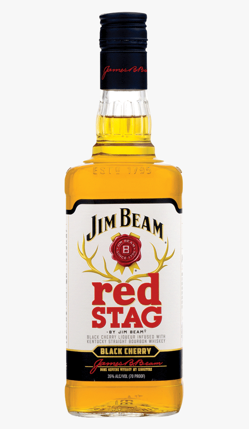 Bourbon Jim Beam Red Stag, HD Png Download
